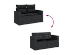 Outdoor Patio Set - Black - 626845