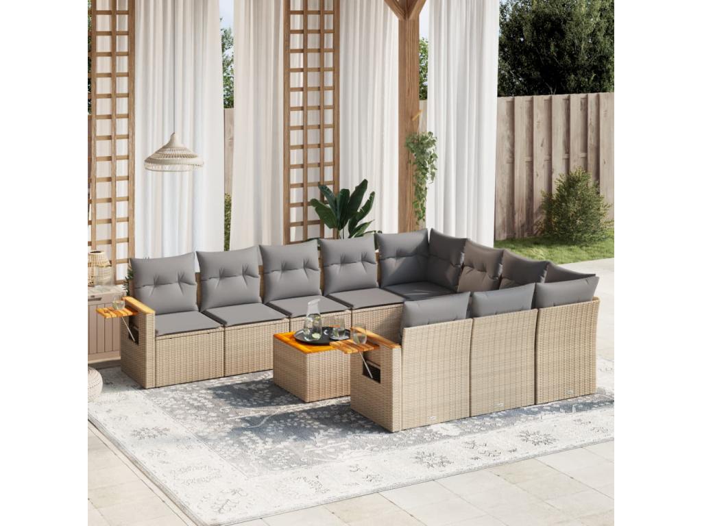 Outdoor Patio Set - Beige - 288052