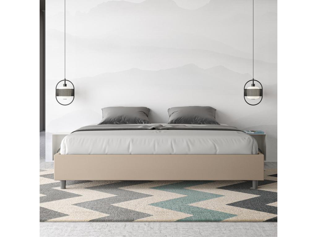 Faux Leather Storage Bed 180 x 200