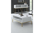 Metal Coffee Table - White