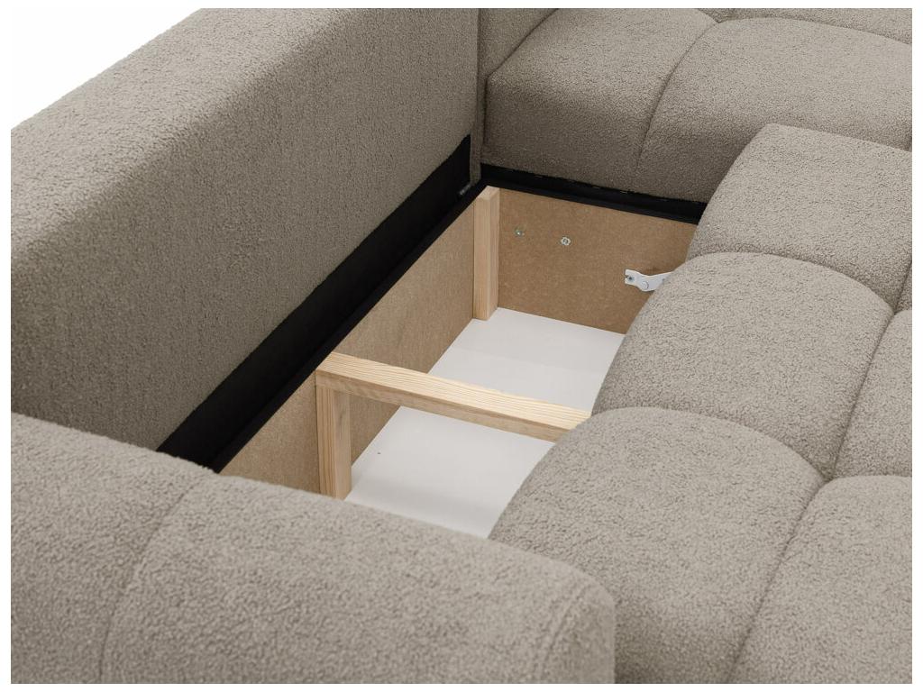 Sectional Sofa 270 x 173 x 85 cm - Gray