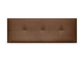 Faux Leather Headboard 160 x 50 cm - Brown