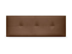 Faux Leather Headboard 160 x 50 cm - Brown