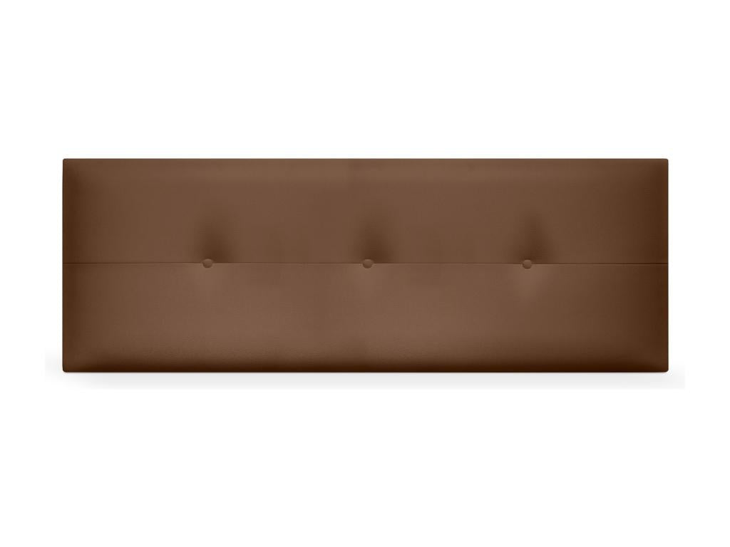 Faux Leather Headboard 160 x 50 cm - Brown