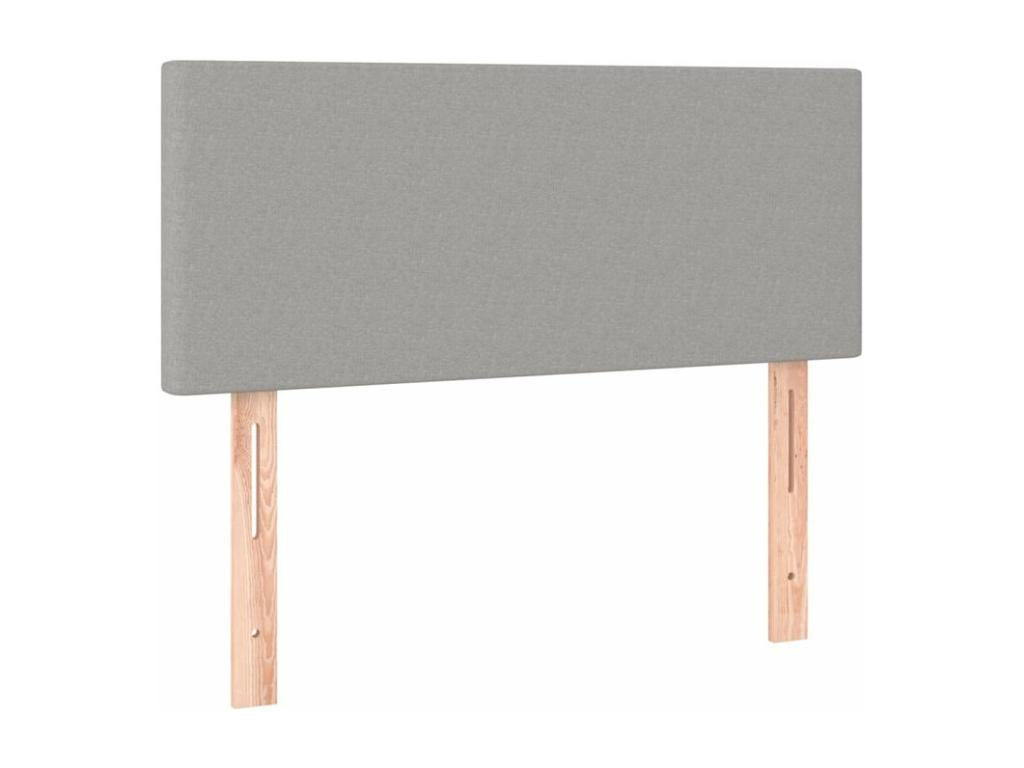 Fabric Slatted Bed Base 100 x 200 - White