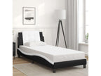 Faux Leather Bed Frame 80 x 200 cm - White