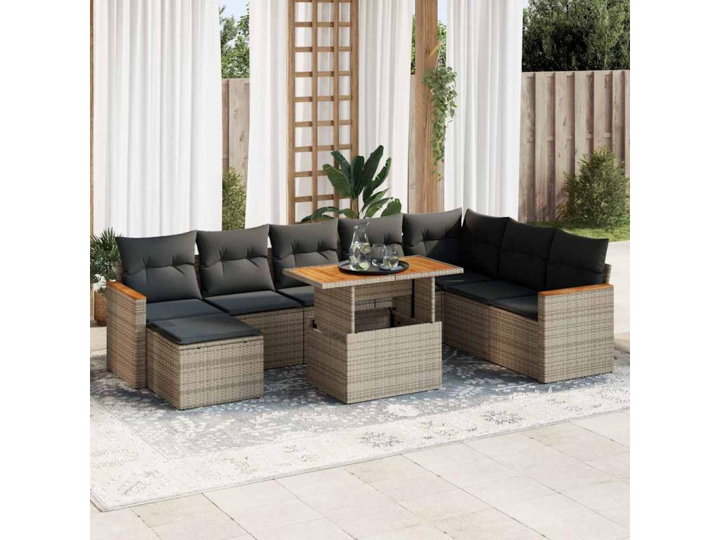 Outdoor Patio Set - Gray - 502559