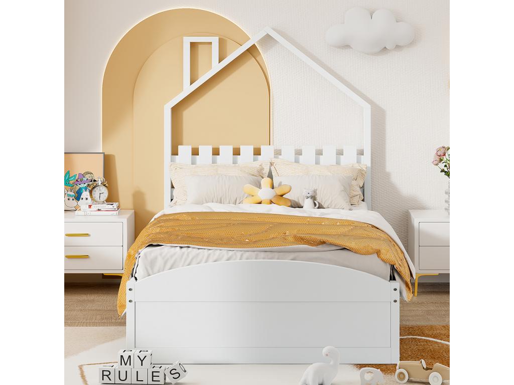 Headboard 90 x 200 cm - White