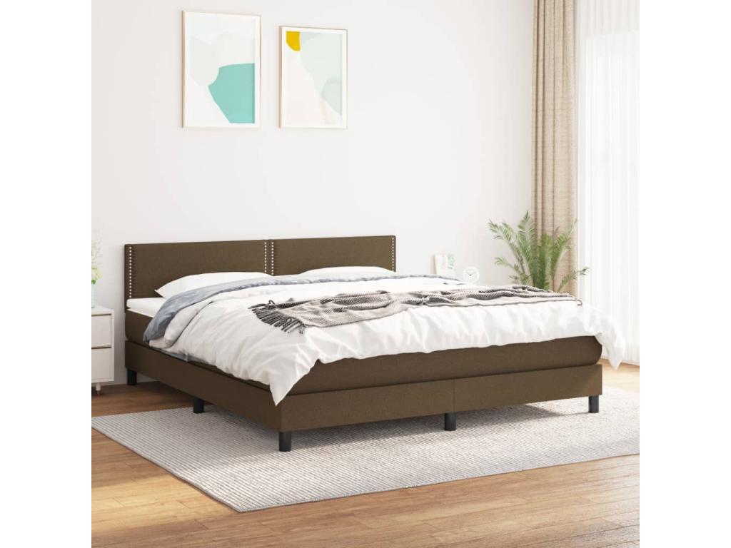 Slatted Bed Base 180 x 200 cm - Brown