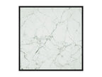 Marble Coffee Table 90 x 90 x 50 cm - Black