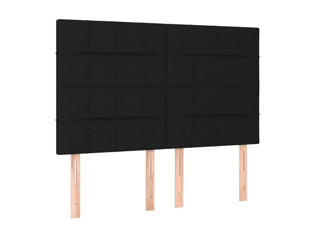 Fabric Slatted Bed Base 140 x 200 - White