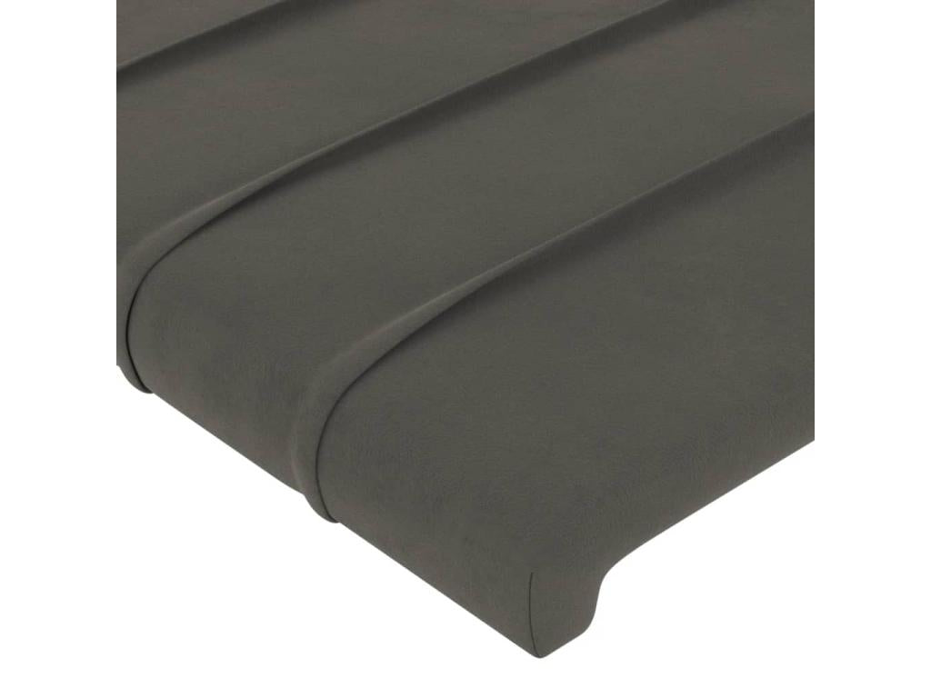 Velvet Headboard - Gray - 557548