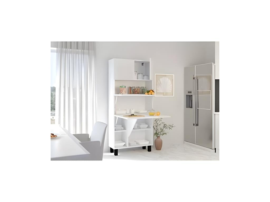 Wardrobe 175 x 80 x 32 cm - White