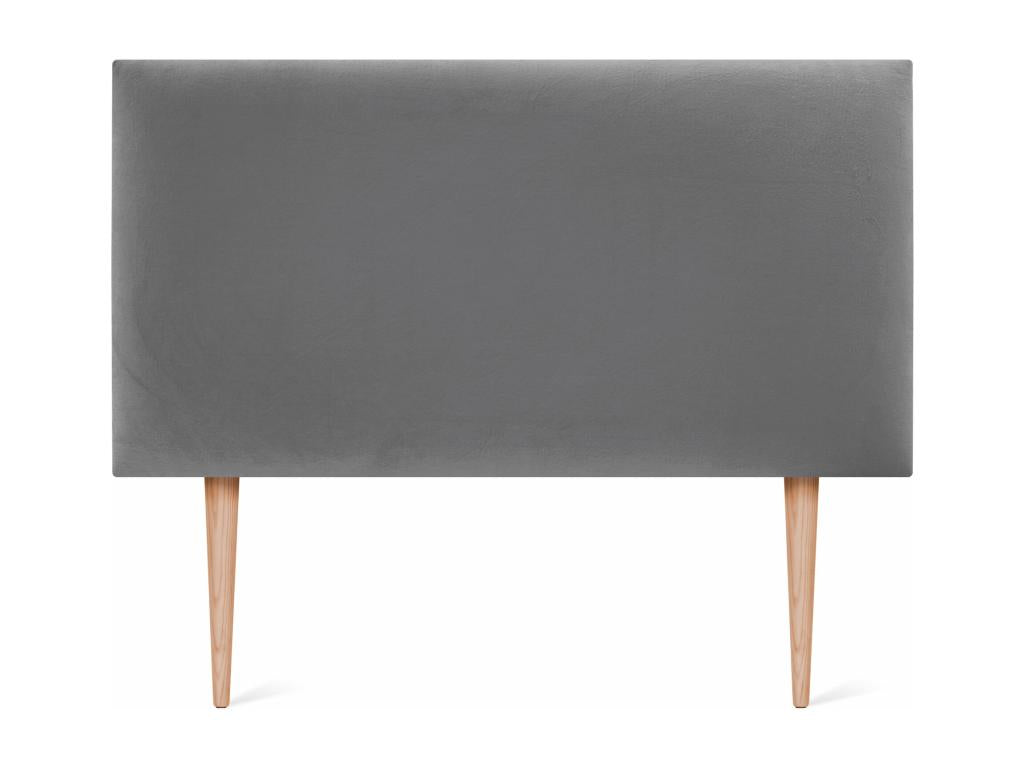 Velvet Headboard 95 x 105 - Gray