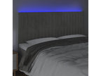 Velvet Headboard - Gray