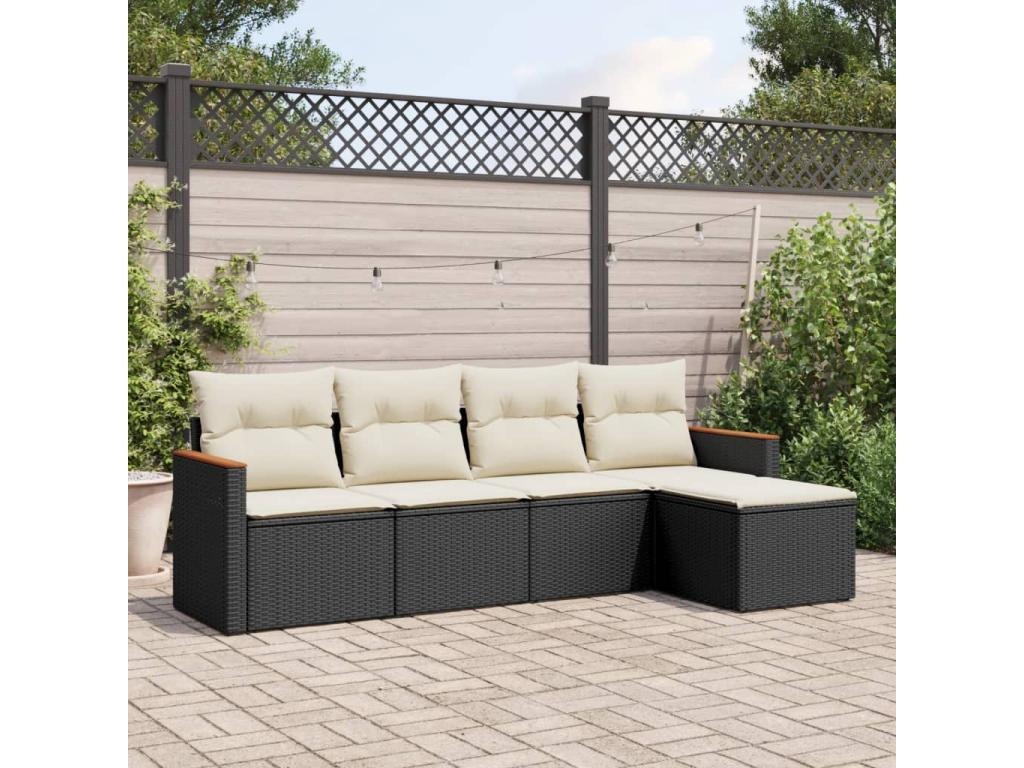 Outdoor Patio Set - Black - 435027