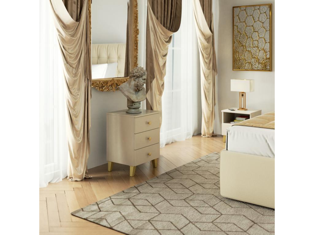 Dresser 60 x 37 x 104 cm - Beige