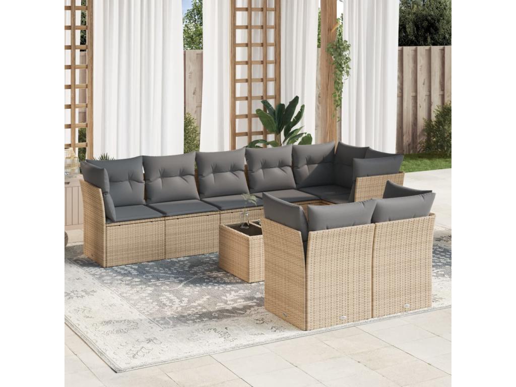 Outdoor Patio Set - Beige - 758842