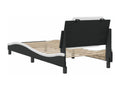 Faux Leather Bed Frame 80 x 200 cm - White