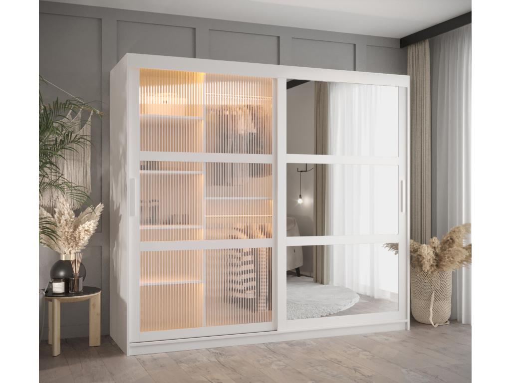 Wardrobe 200 x 200 x 62 - White