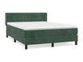 Velvet Slatted Bed Base 140 x 200 cm - Green