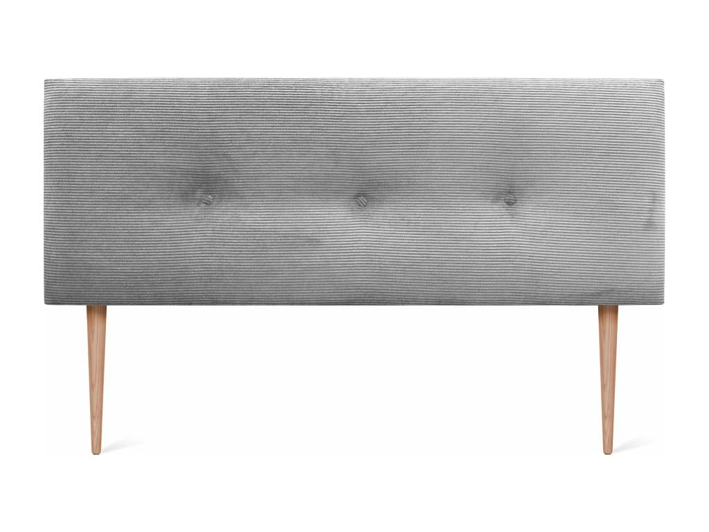 Velvet Headboard 160 x 115 - Gray