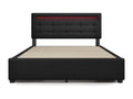 Headboard 140 x 200 cm - Black