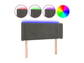Velvet Headboard - Gray - 501627