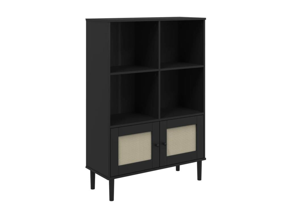 Solid Pine Wood Home Furniture - Black