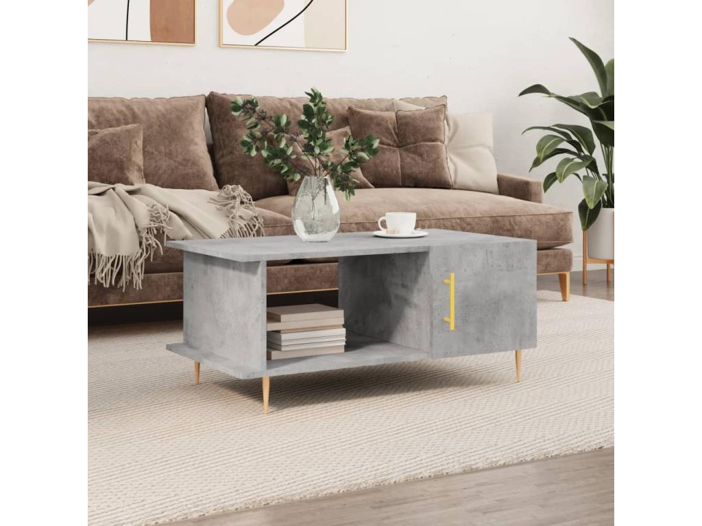 Coffee Table 90 x 50 x 40 cm - Gray