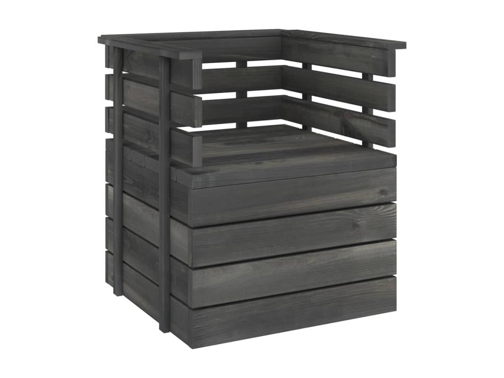 Solid Pine Wood Home Furniture - Gray