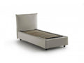 Fabric Storage Bed 80 x 190 cm - Beige - 632443