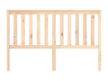 Solid Pine Wood Headboard 156 x 6 x 101 cm - Brown