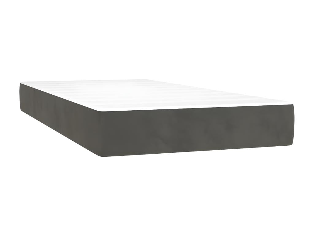Velvet Slatted Bed Base 200 x 200 - Gray - 423000