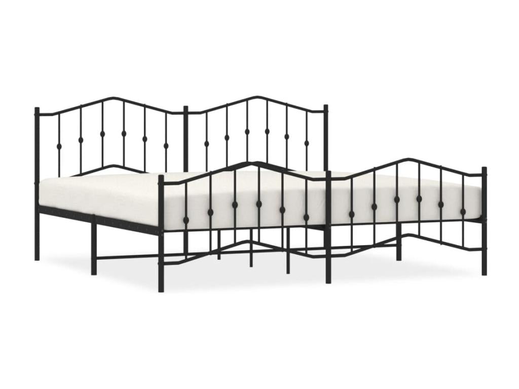 Metal Headboard 193 x 203 - Black
