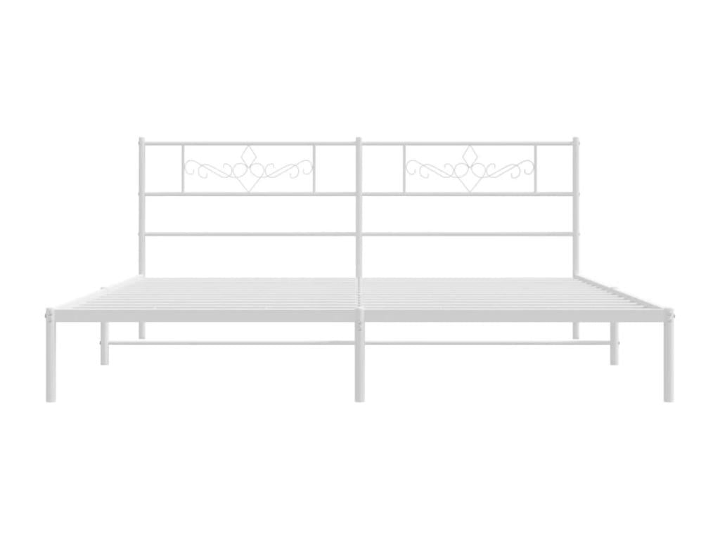 Metal Headboard 200 x 200 - White
