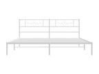 Metal Headboard 200 x 200 - White