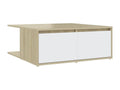 Coffee Table 80 x 80 x 31 cm - White
