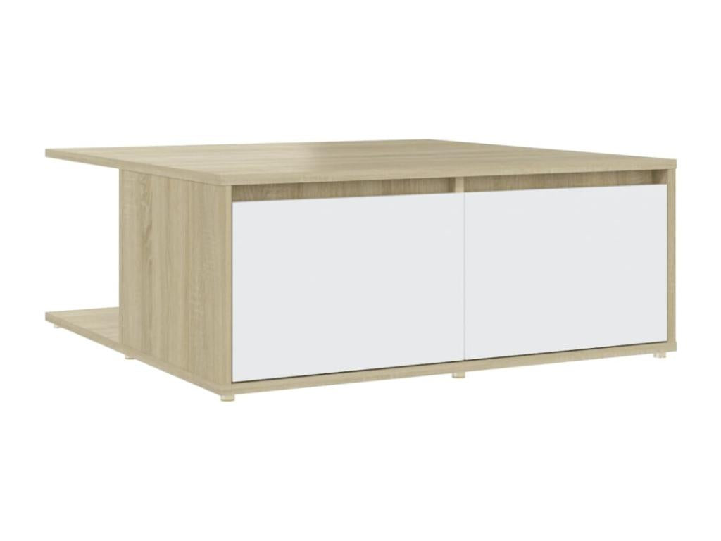 Coffee Table 80 x 80 x 31 cm - White